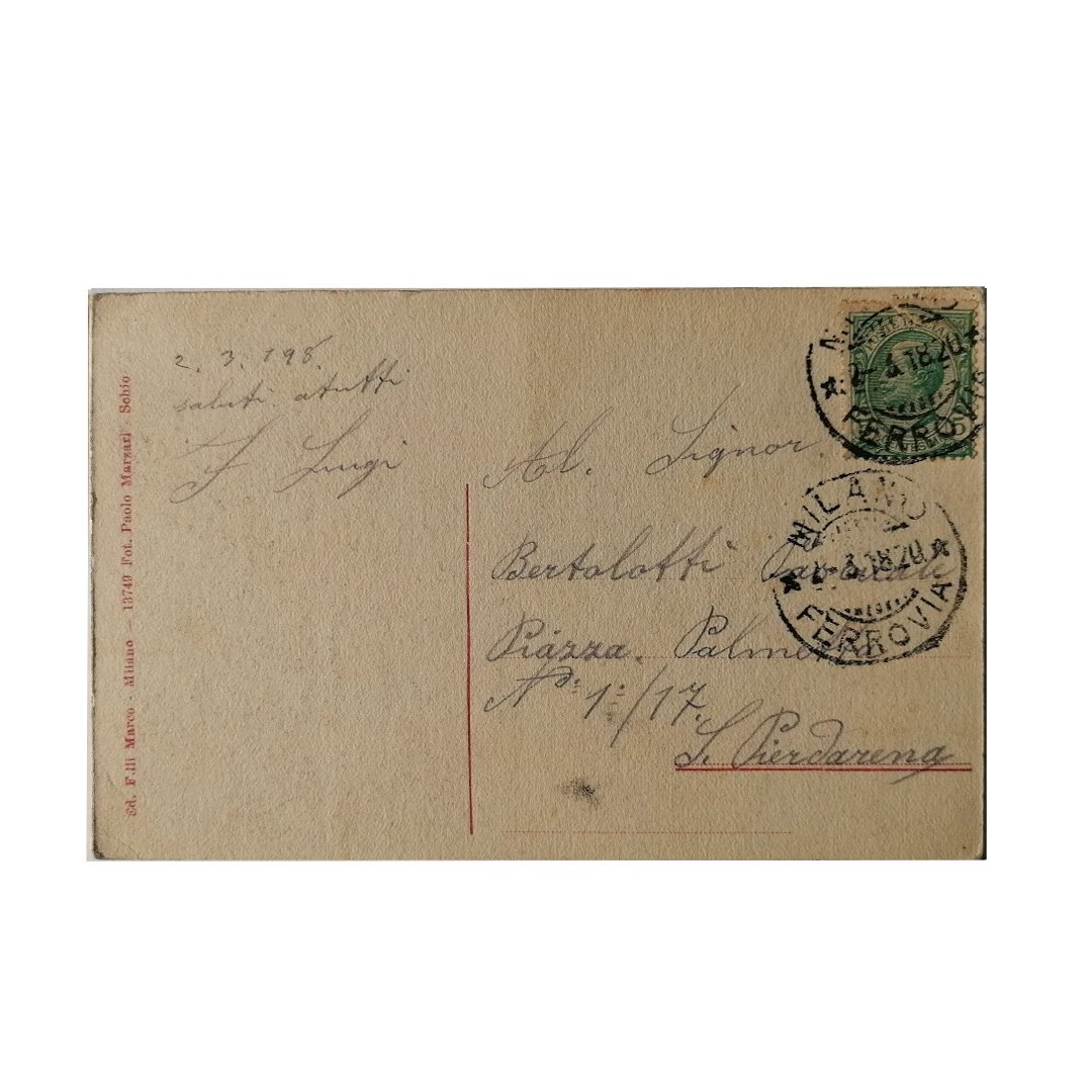 Milano – Panorama visto da P. Ticinese – 1918 - immagine 3